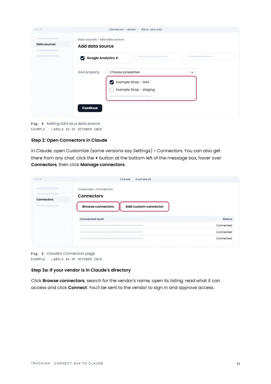 Page 12 of Connect GA4 to Claude