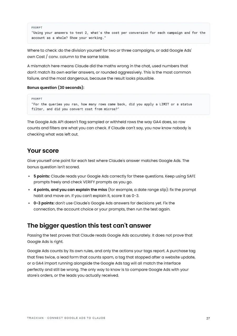 Page 28 of Connect Google Ads to Claude