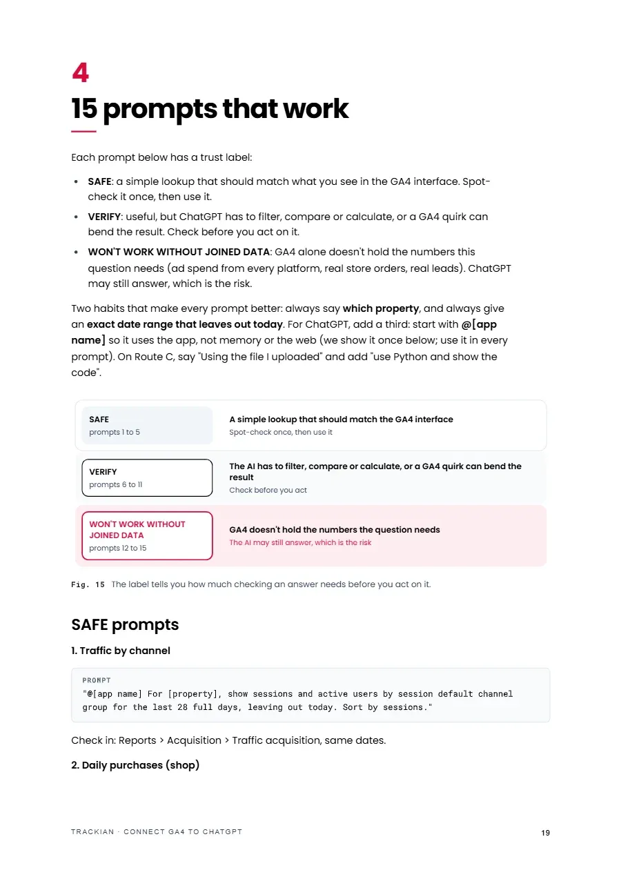 Page 20 of Connect GA4 to ChatGPT