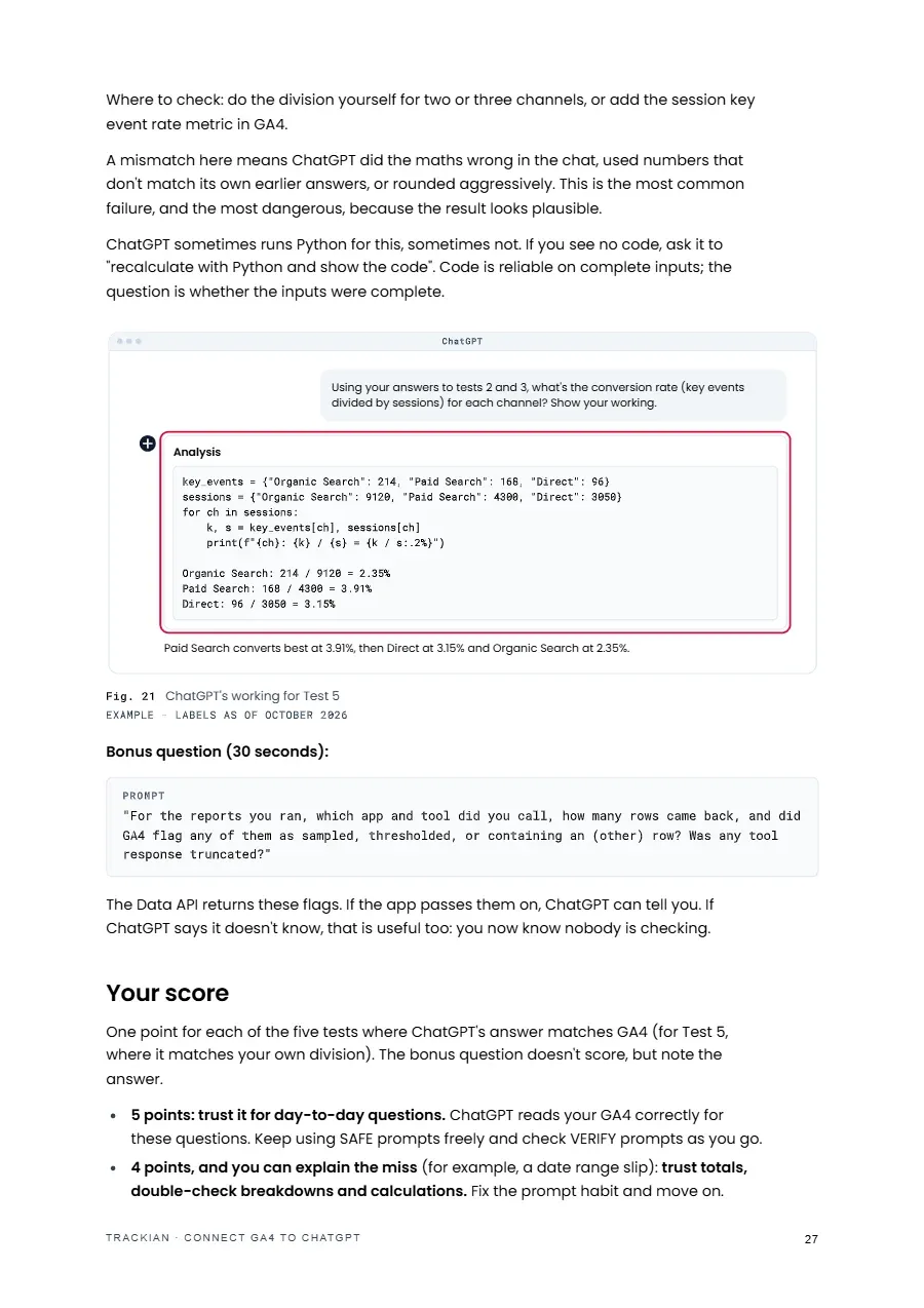 Page 28 of Connect GA4 to ChatGPT