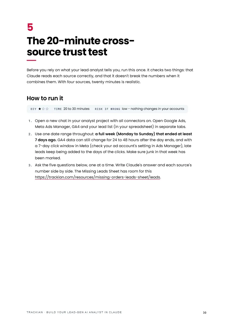 Page 31 of Build Your Lead-Gen AI Analyst in Claude
