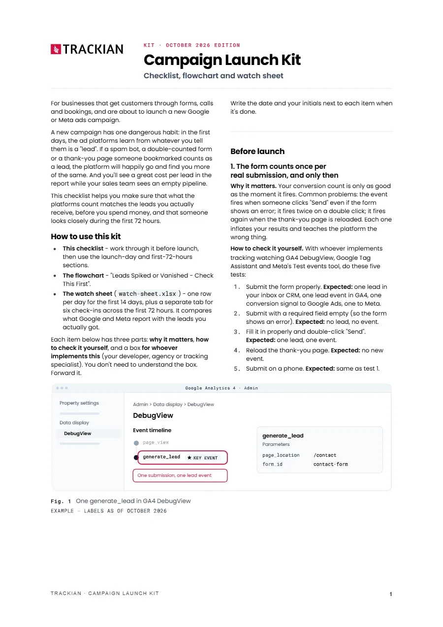 Page 2 of Campaign Launch Kit