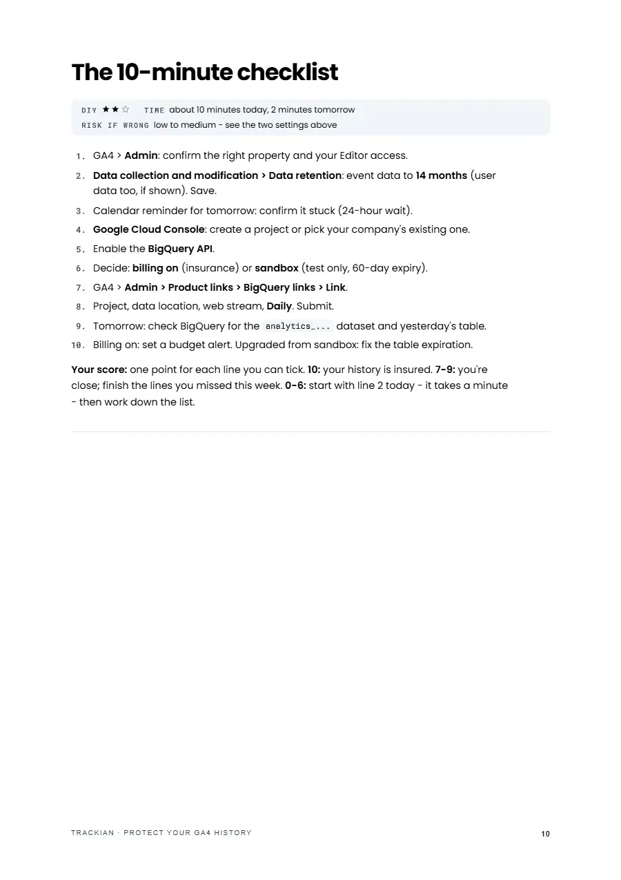 Page 11 of Protect Your GA4 History