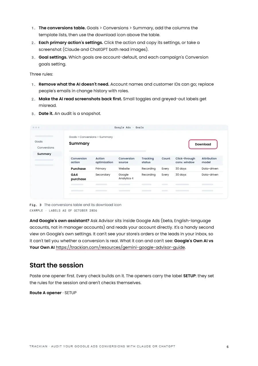 Page 7 of Audit Your Google Ads Conversions With Claude or ChatGPT