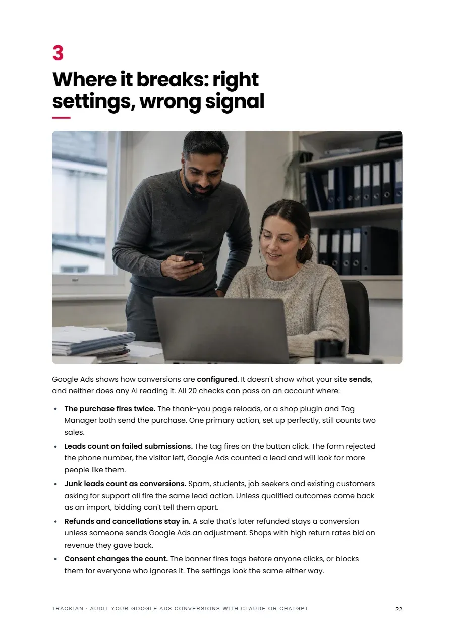 Page 23 of Audit Your Google Ads Conversions With Claude or ChatGPT
