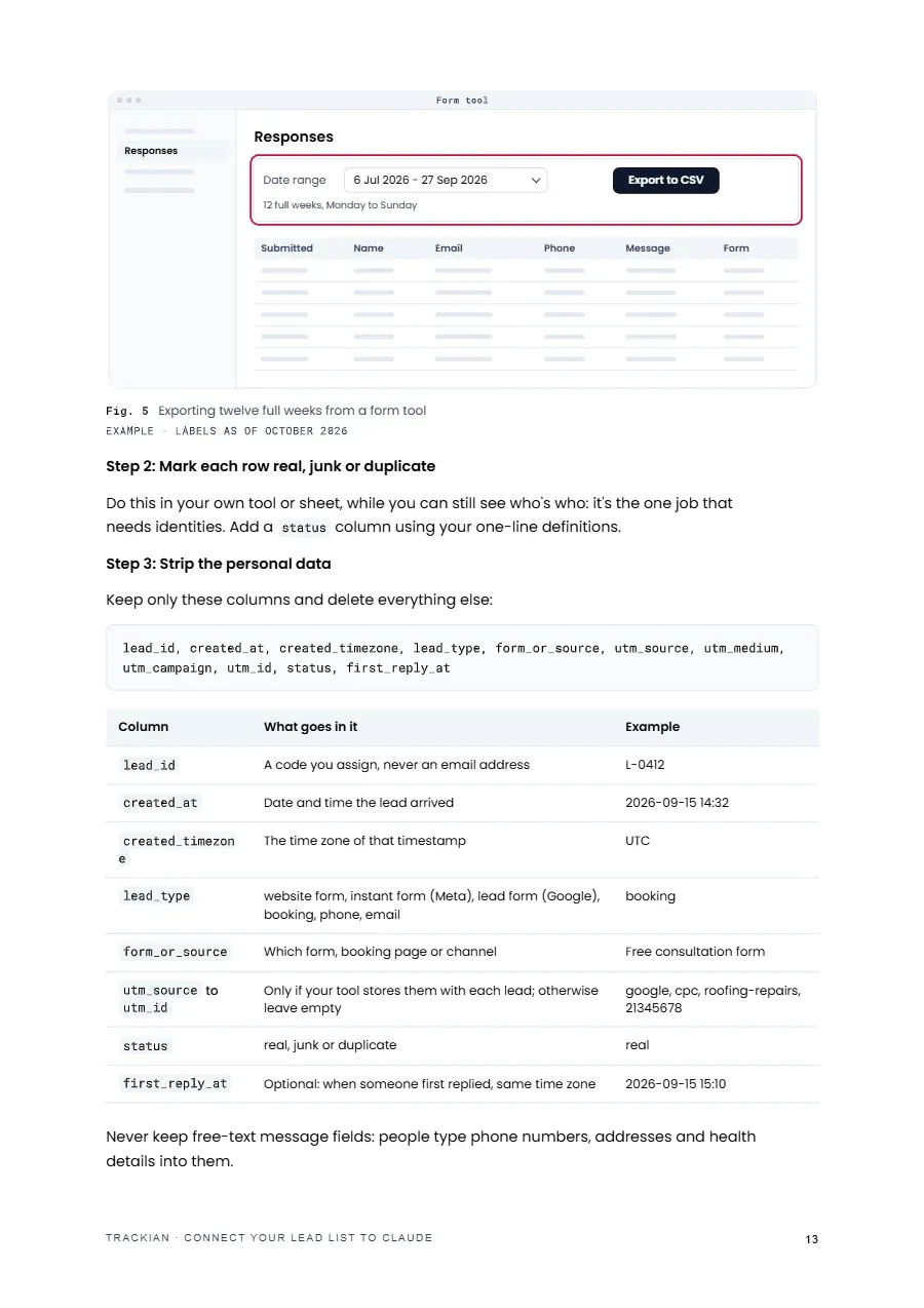 Page 14 of Connect Your Lead List to Claude