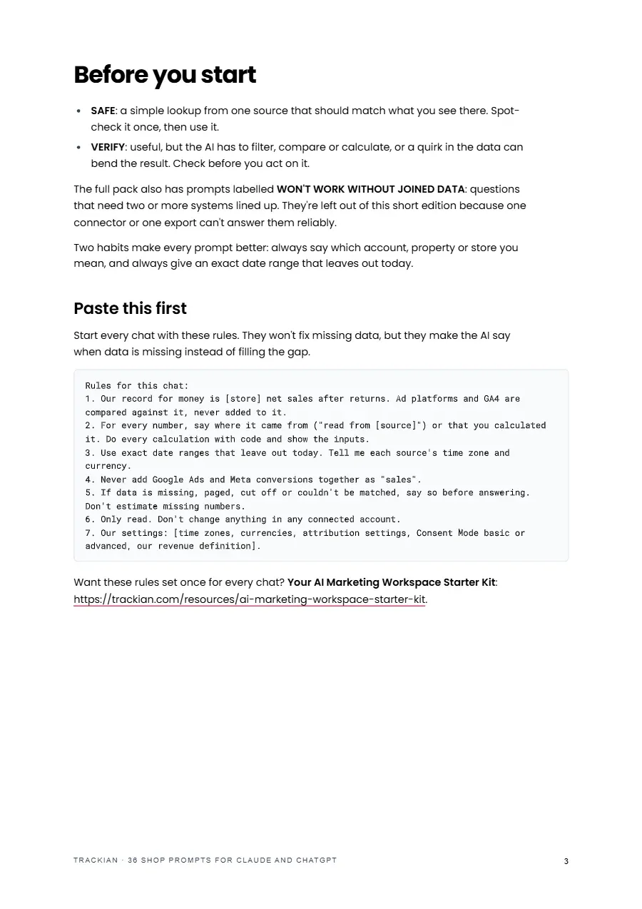 Page 4 of 36 Shop Prompts - the top 10