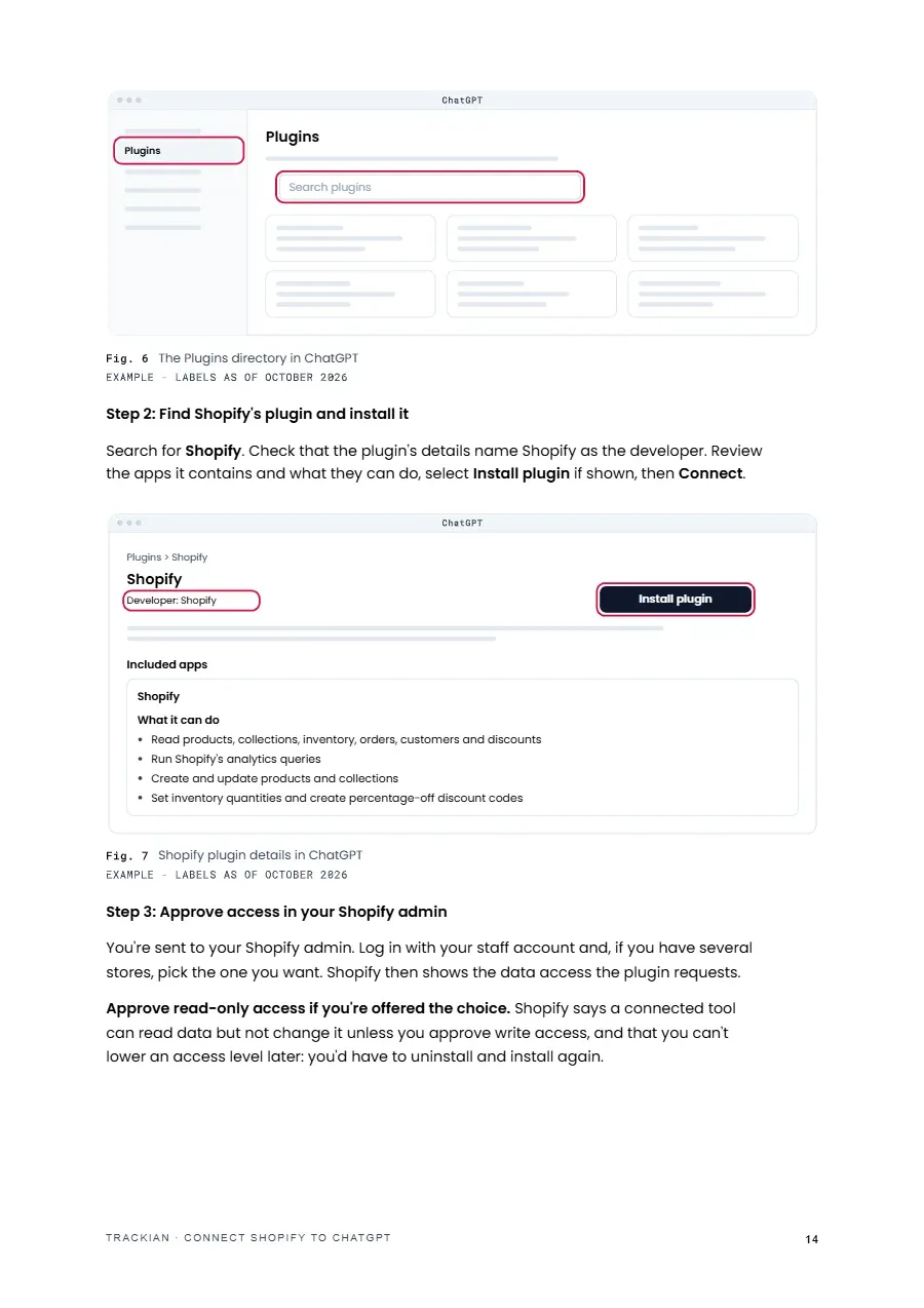 Page 15 of Connect Shopify to ChatGPT
