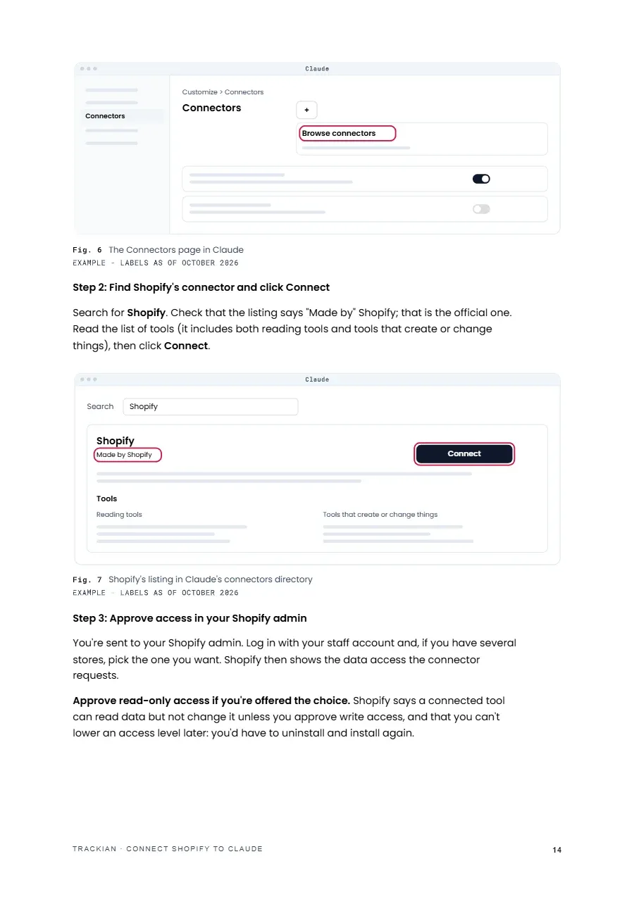 Page 15 of Connect Shopify to Claude