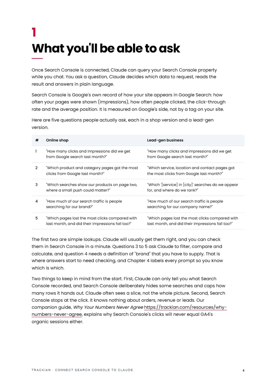 Page 5 of Connect Search Console to Claude
