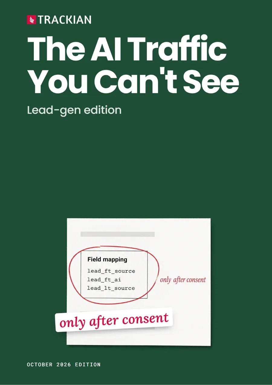 Page 1 of The AI Traffic You Can't See, lead-gen edition