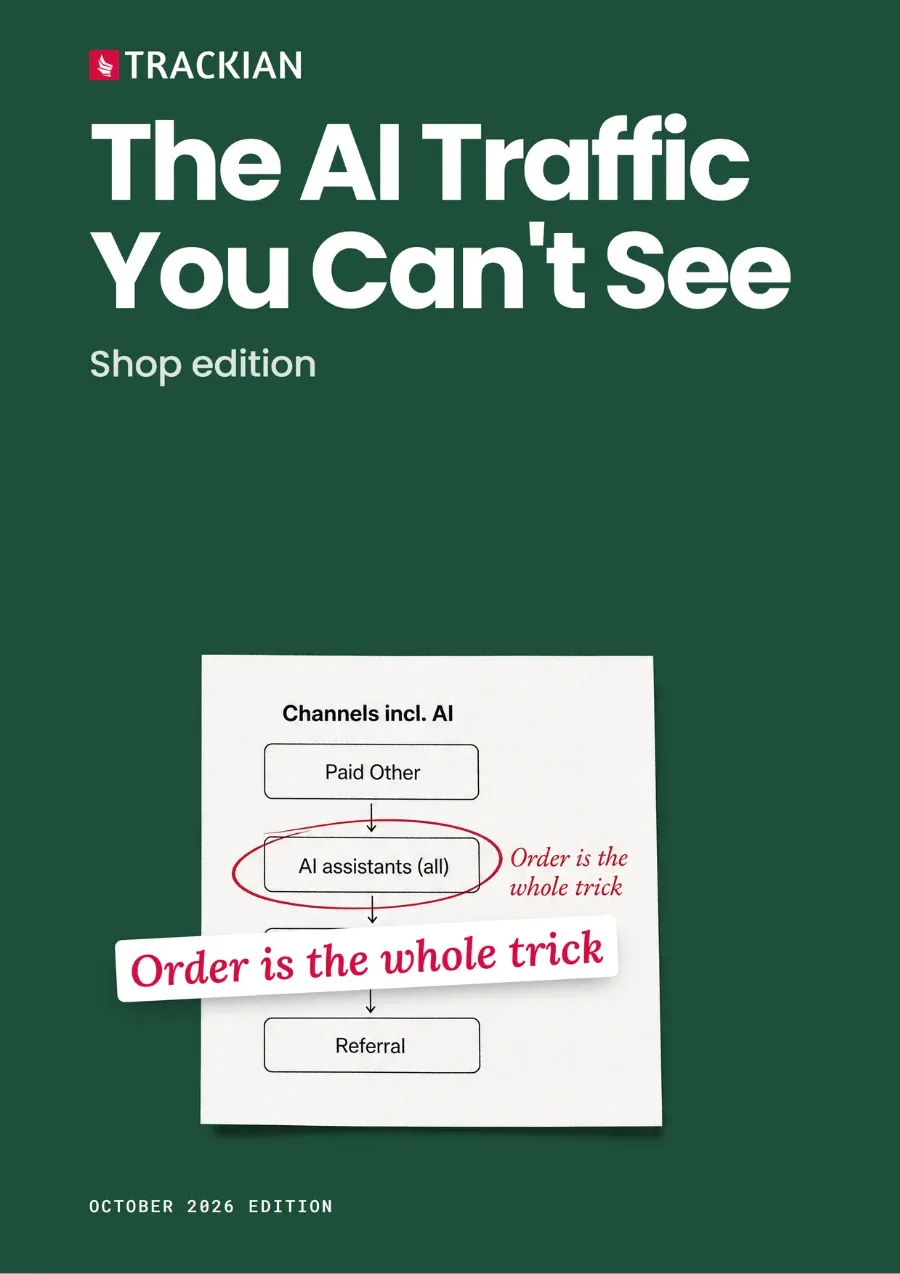 Page 1 of The AI Traffic You Can't See, shop edition