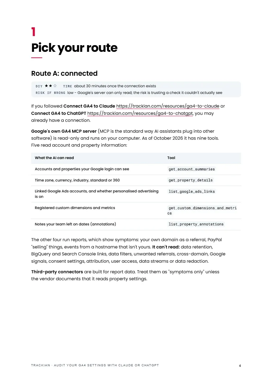 Page 5 of Audit Your GA4 Settings With Claude or ChatGPT